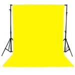 فون بک گراند زرد کروماکی Yellow Backdrop Chromakey 3×5