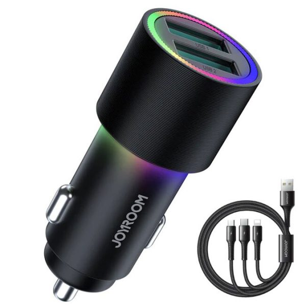 فندکی JR-CL10 شارژر فندکی دو پورت