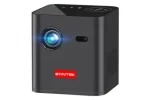 پروژکتور BYINTEK P19 با طراحی جمع‌وجور و قابلیت‌های هوشمند، مناسب استفاده در خانه، دفتر کار و فضاهای آموزشی.