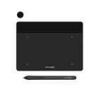 تبلت طراحی XP-Pen Deco Fun XS در رنگ‌های متنوع، با سطح فعال 6.3 × 4 اینچ و قلم بدون باتری، مناسب برای طراحی دیجیتال حرفه‌ای