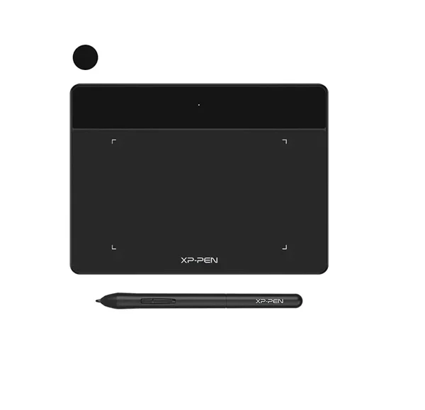 تبلت طراحی XP-Pen Deco Fun XS در رنگ‌های متنوع، با سطح فعال 6.3 × 4 اینچ و قلم بدون باتری، مناسب برای طراحی دیجیتال حرفه‌ای