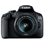 تصویر دوربین Canon EOS 2000D با لنز 18-55mm IS II – مناسب عکاسی روزمره، پرتره و سفر