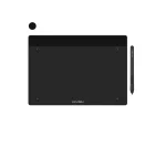 تبلت طراحی XP-Pen Deco Fun L همراه با قلم P01 بدون باتری؛ نمایی از سطح بزرگ و باریک آن که برای طراحی دیجیتال، آموزش آنلاین و انیمیشن مناسب است