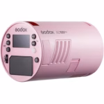 فلاش پرتابل Godox AD100 Pro Pink با طراحی جمع‌وجور و رنگ صورتی جذاب