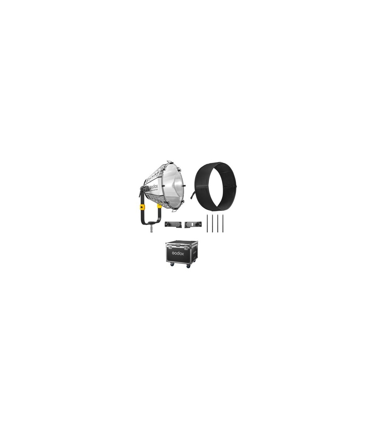 شکل‌دهنده نور سینمایی Godox Bean-Light Max 60 برای کنترل دقیق زاویه و شدت نور در فیلم‌سازی و عکاسی حرفه‌ای.