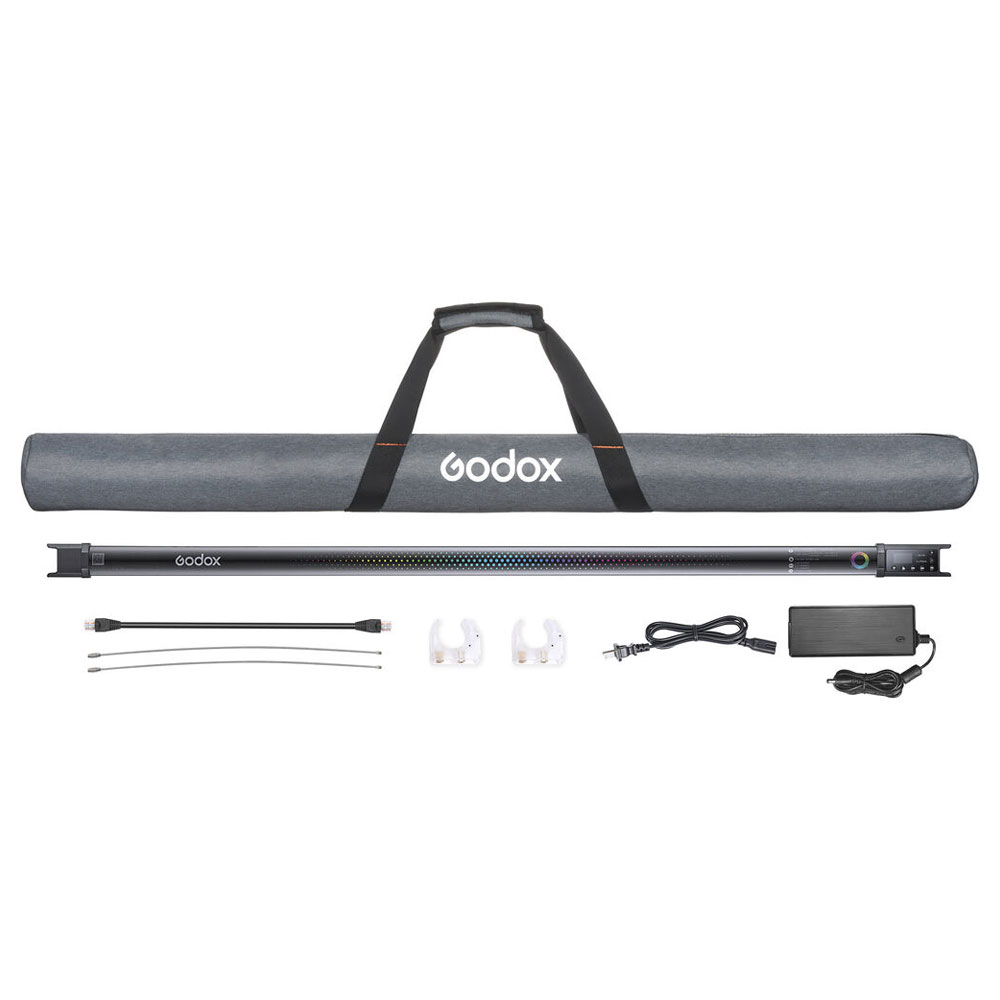 کیت نور باتومی گودکس Godox TL120 RGB Tube Light با طول ۱۲۰ سانتی‌متر، RGB کامل و باتری داخلی