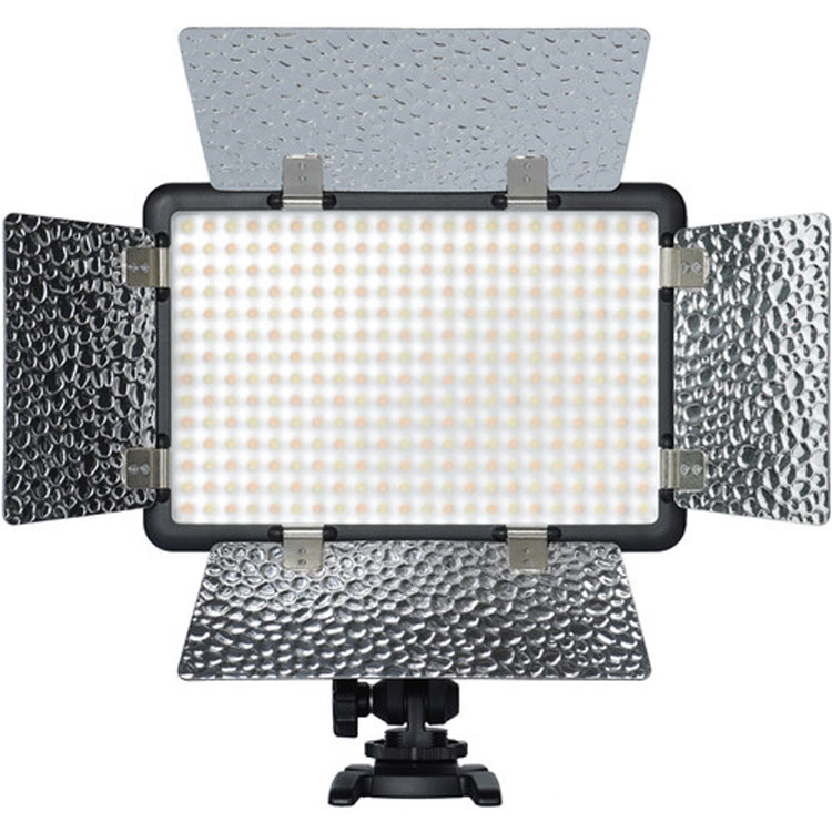 تصویر پروژکتور گودکس Godox LF308BI؛ نور LED دو رنگ با قابلیت Flash Sync، طراحی باریک و سبک، مناسب فیلم‌سازی و عکاسی حرفه‌ای.