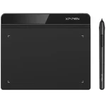 تصویر قلم نوری XP-Pen Star G640 همراه با قلم بدون باتری، طراحی باریک و سطح فعال ۶×۴ اینچ، مناسب طراحی دیجیتال، یادداشت‌برداری