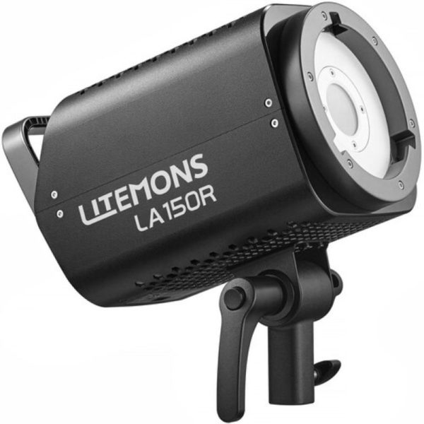 ویدئو لایت گودکس Godox Litemons LA150R RGB LED مشکی با رفلکتور، مناسب نورپردازی حرفه‌ای در استودیو و تولید محتوا