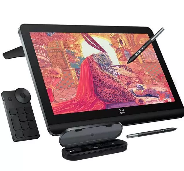 تصویر قلم نوری XP-Pen Artist Pro 19 (نسل دوم) با نمایشگر ۴K، قلم‌های X3 Pro و طراحی ارگونومیک.