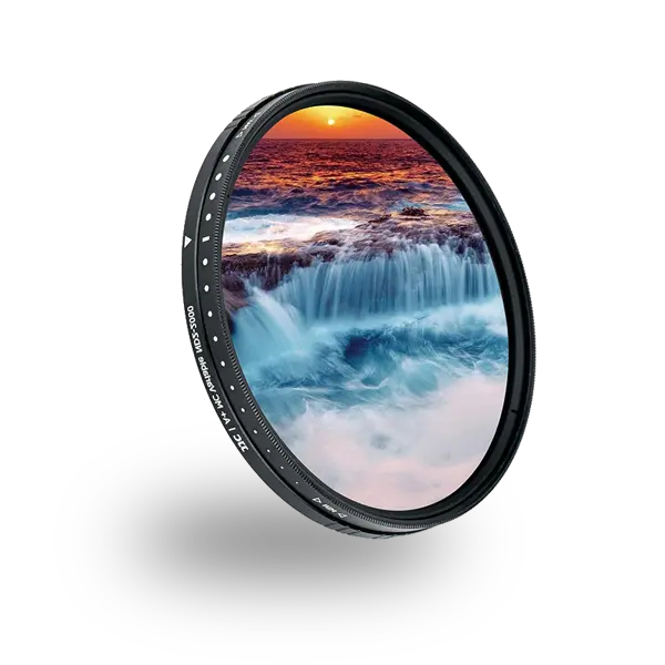 ND Filter برای کاهش نور ورودی لنز و کنترل نوردهی در عکاسی و فیلمبرداری