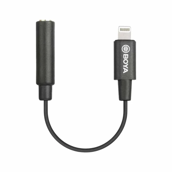 کابل تبدیل میکروفن بویا BOYA BY-K3 3.5mm trrs to Lightning Cable