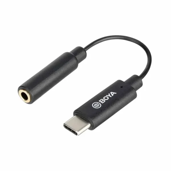 کابل تبدیل میکروفن بویا BOYA BY-K4 3.5mm trs to Type-C Cable