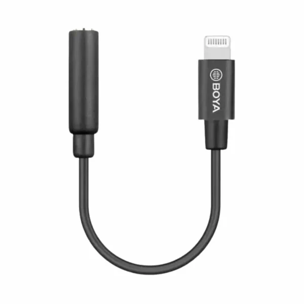 کابل تبدیل میکروفن بویا BOYA BY-K8 3.5mm trs to Lightning Cable