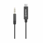 کابل تبدیل میکروفن بویا Boya BY-K2 3.5mm trs to USB Type-C Cable